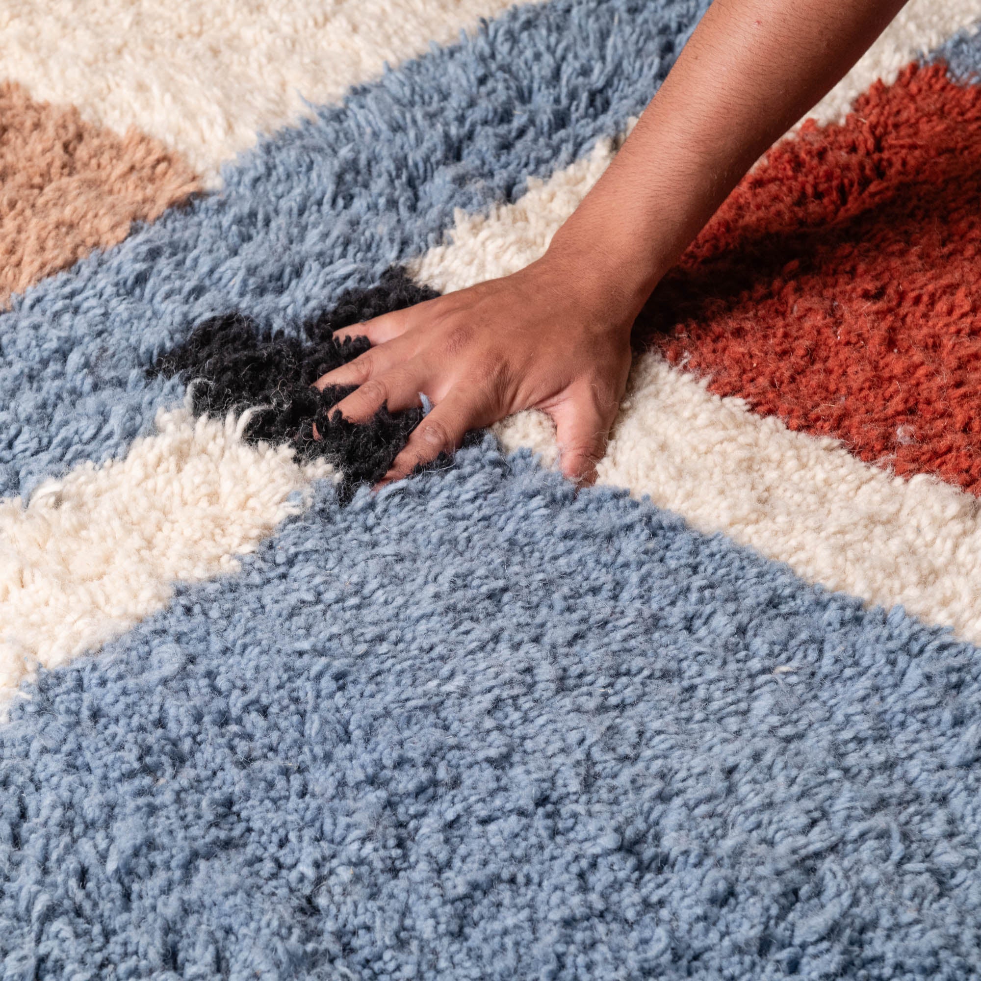 Ehsan - Shag Moroccan rug