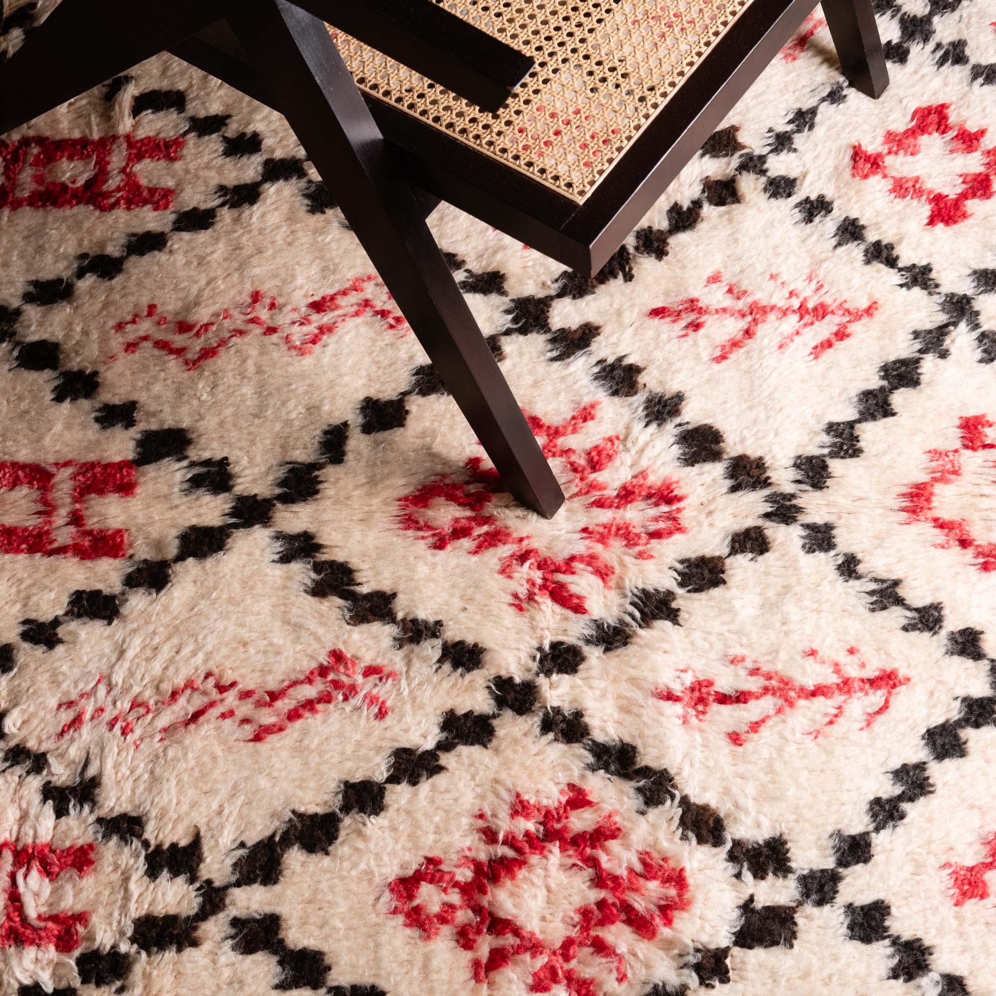 Asmaa - vintage beni ourain rug