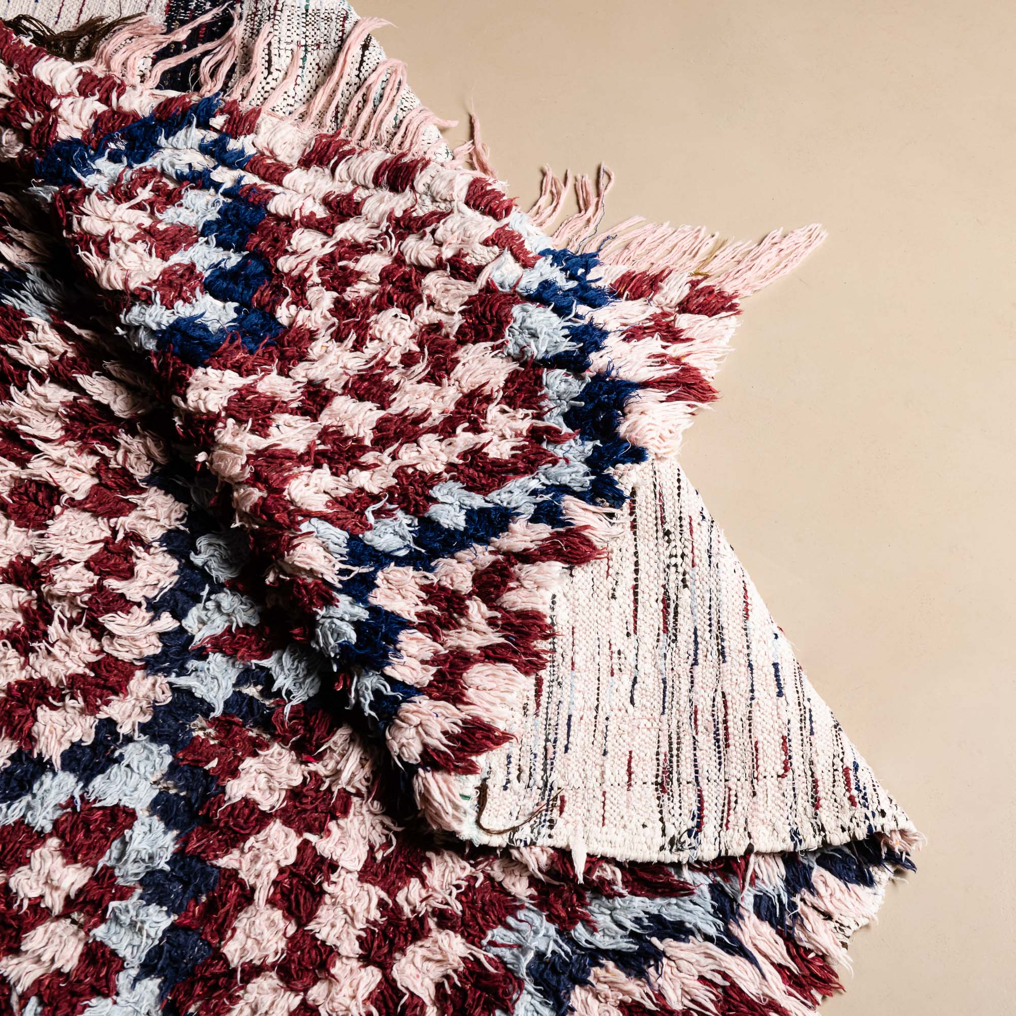 Nafisah - vintage boucherouite rug