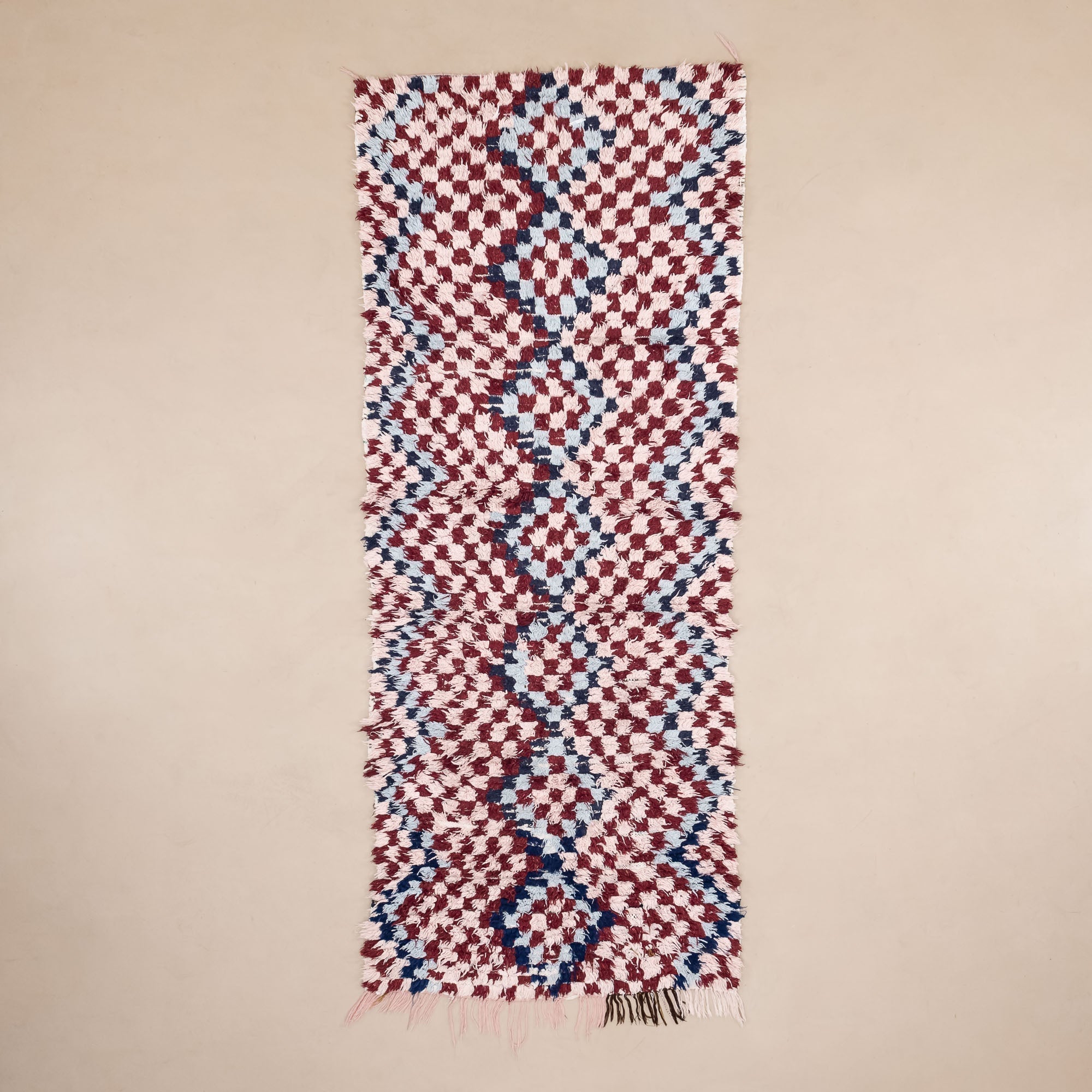 Nafisah - vintage boucherouite rug