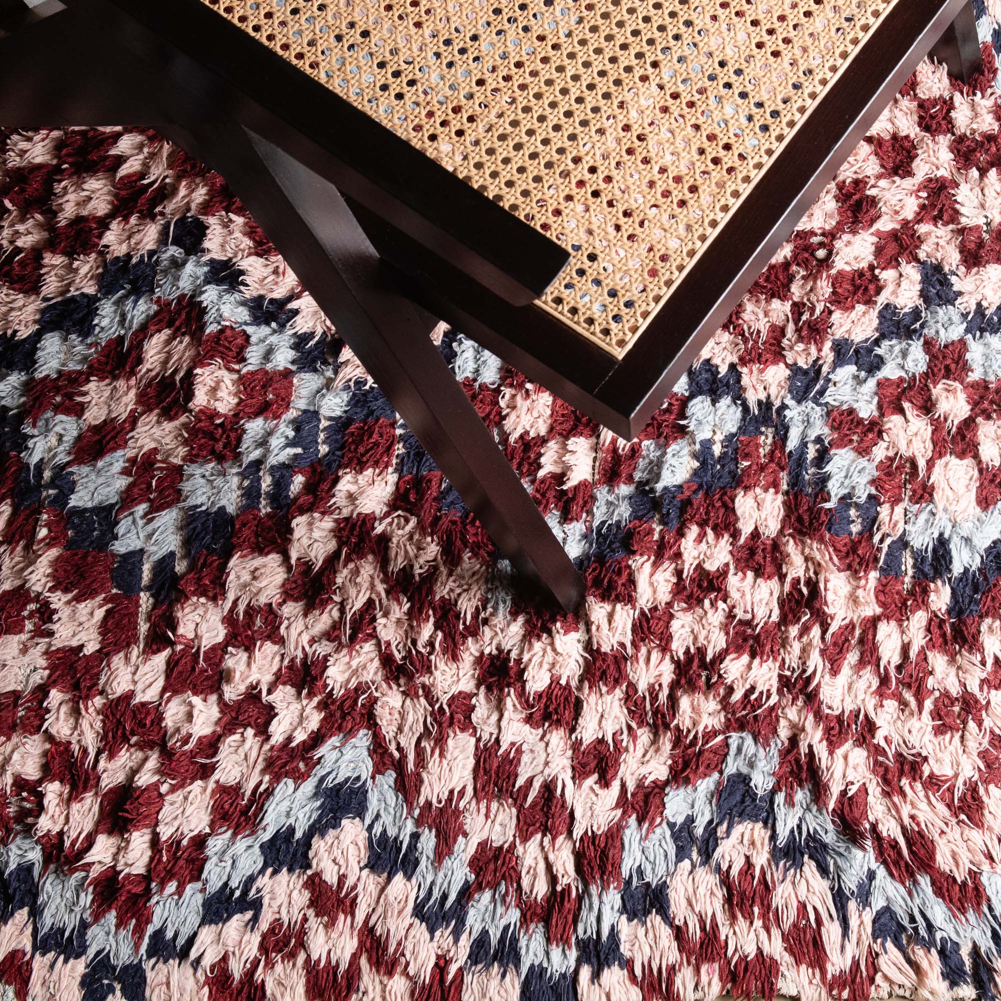 Nafisah - vintage boucherouite rug