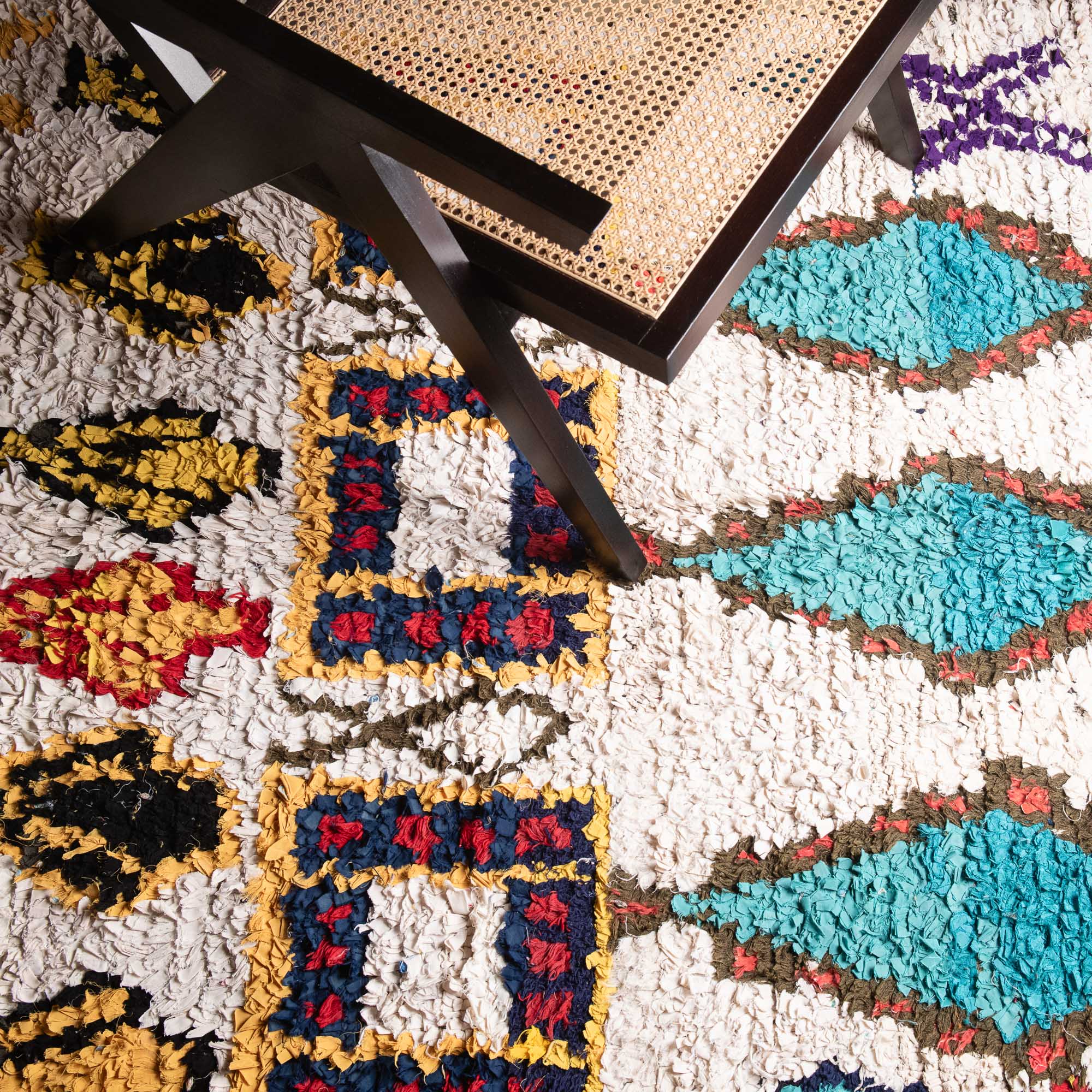 OuedLaou - vintage boucherouite rug