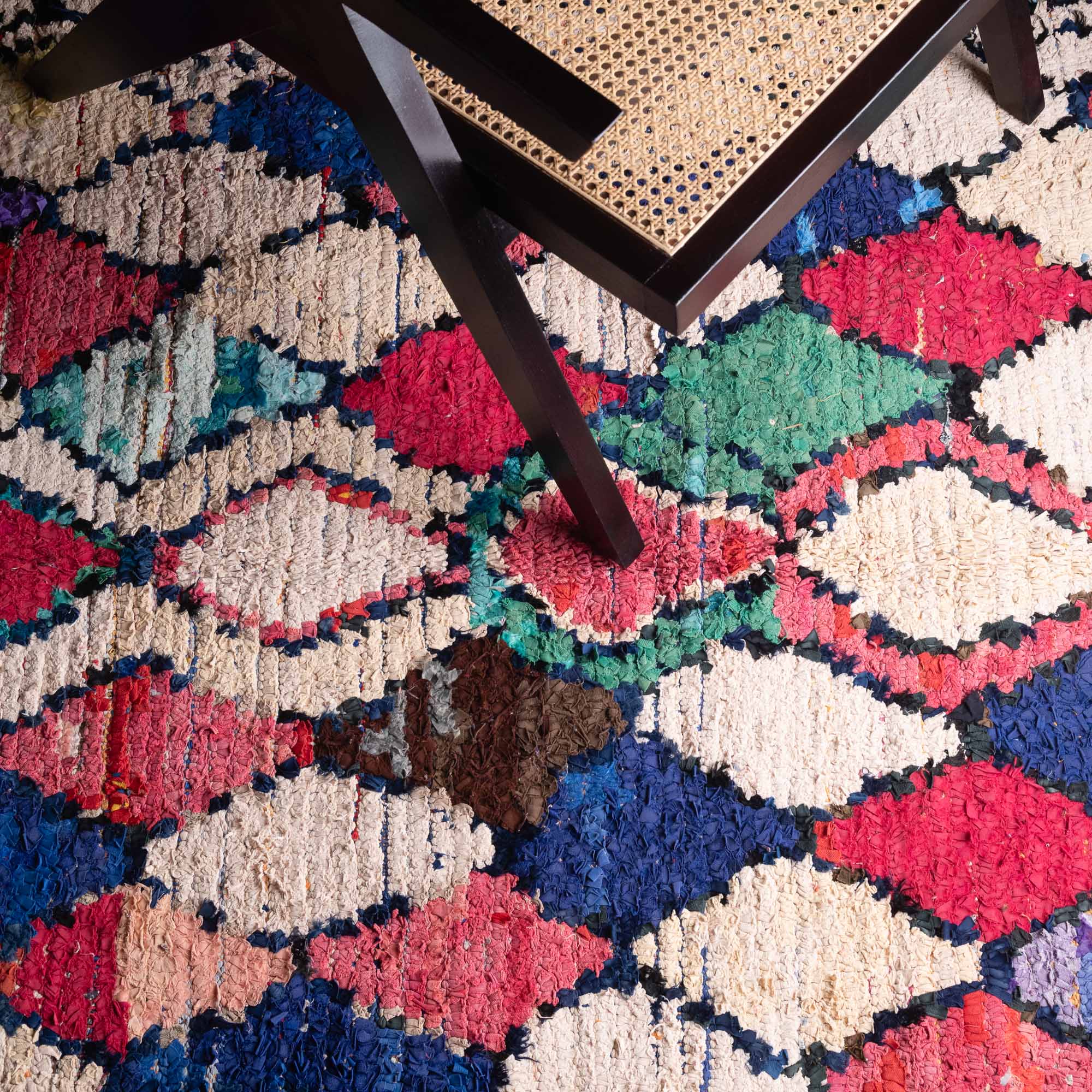 Fatma - vintage boucherouite rug