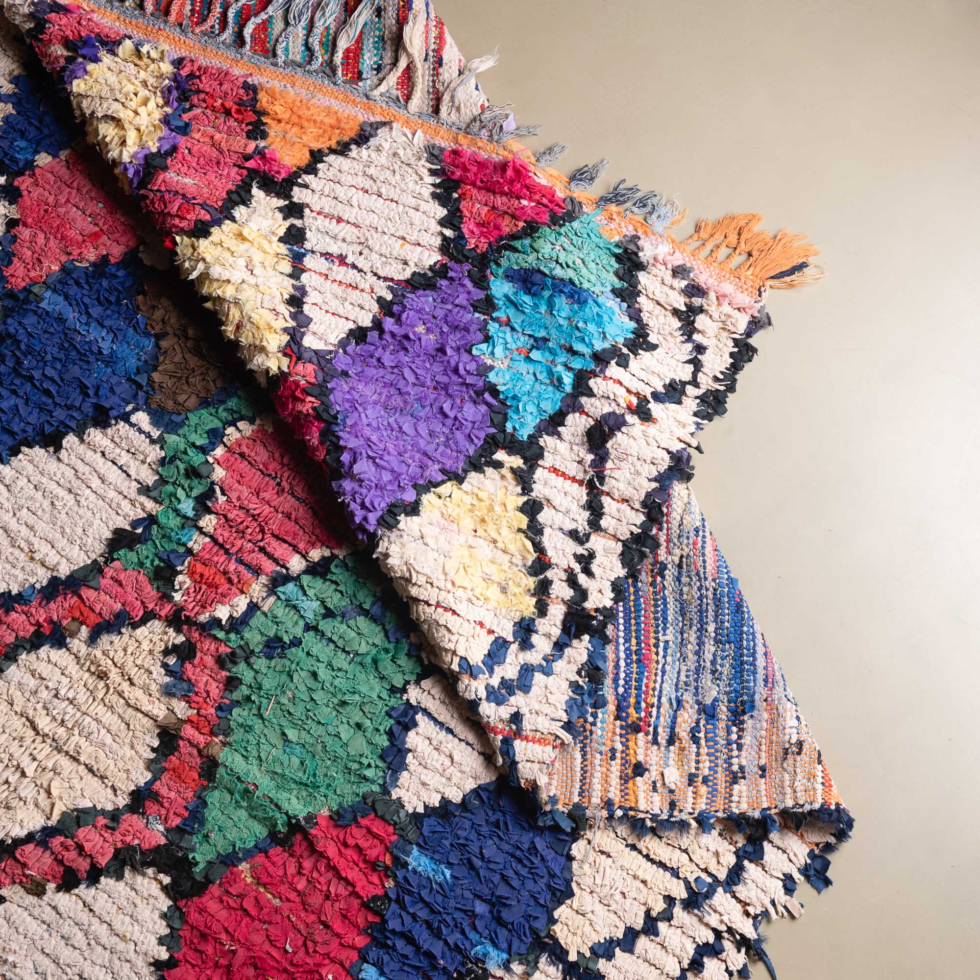 Fatma - vintage boucherouite rug