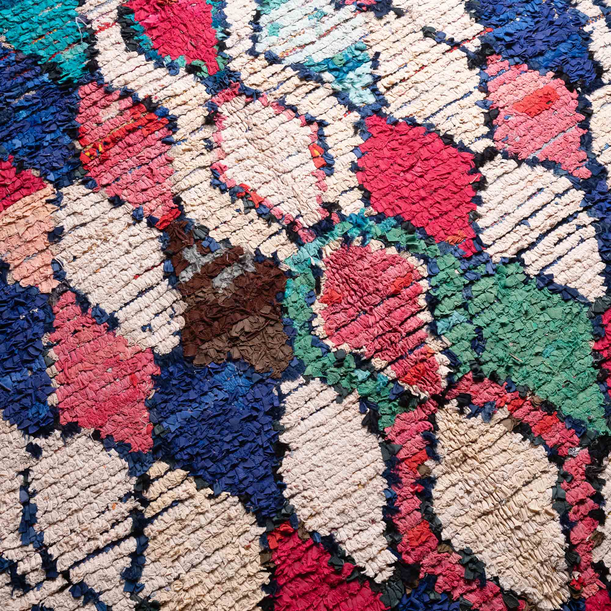 Fatma - vintage boucherouite rug
