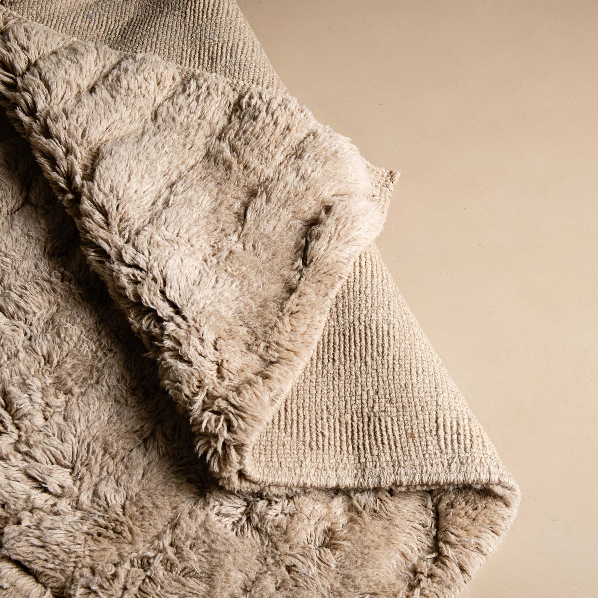 Desert Waves - Luxury Shag Moroccan Runner Rug