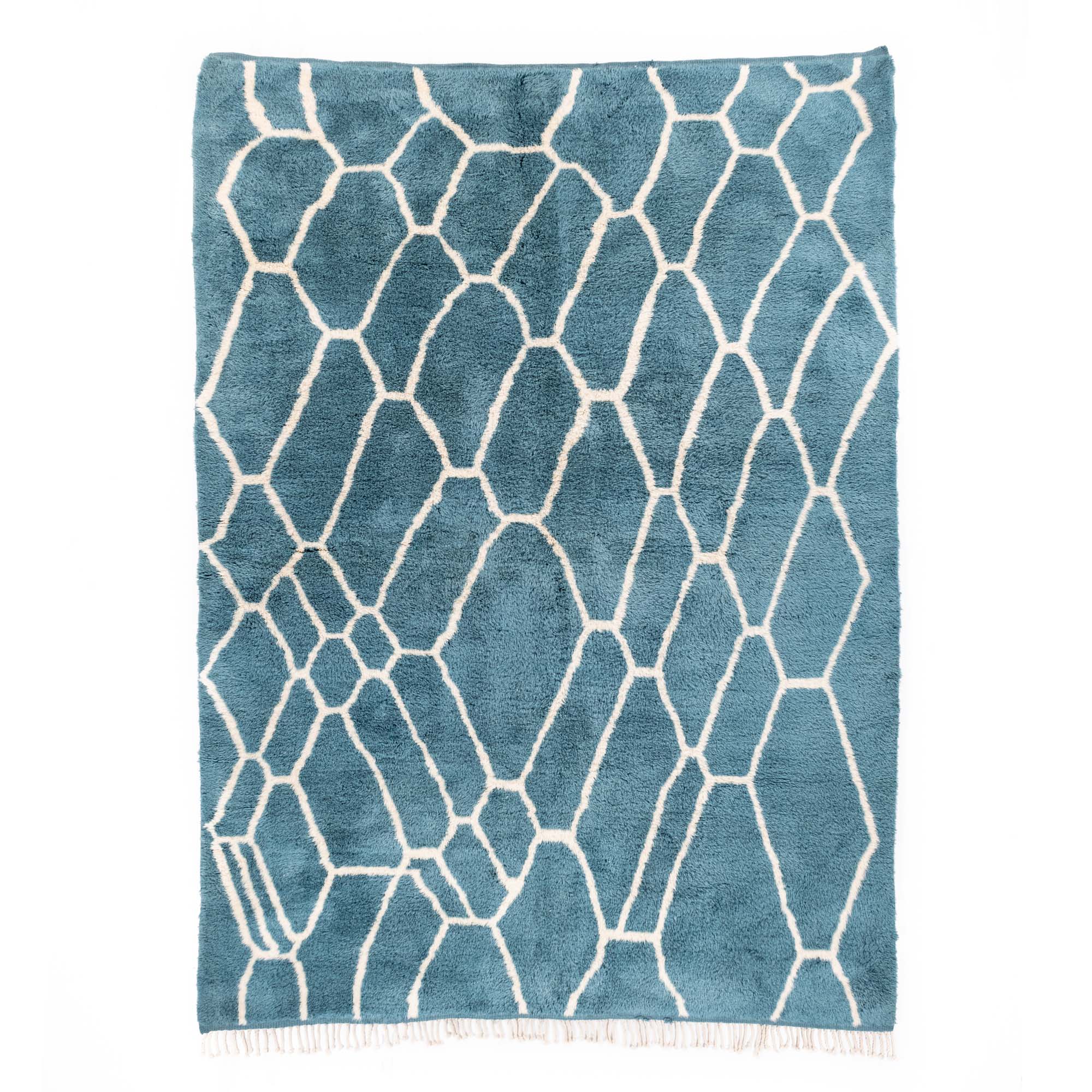 Ocean Mosaic - Luxury Shag Moroccan Rug