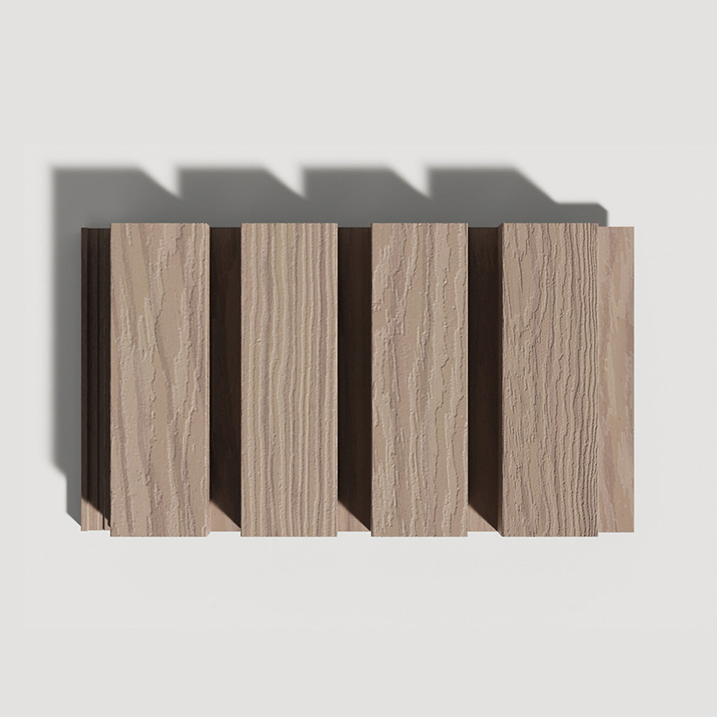Exterior Wood-Look Composite Slat Panel Samples