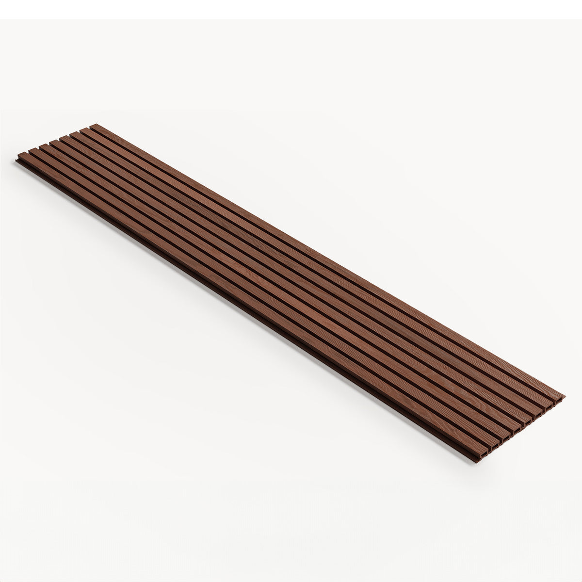 Exterior Wood-Look Composite Slat Panels