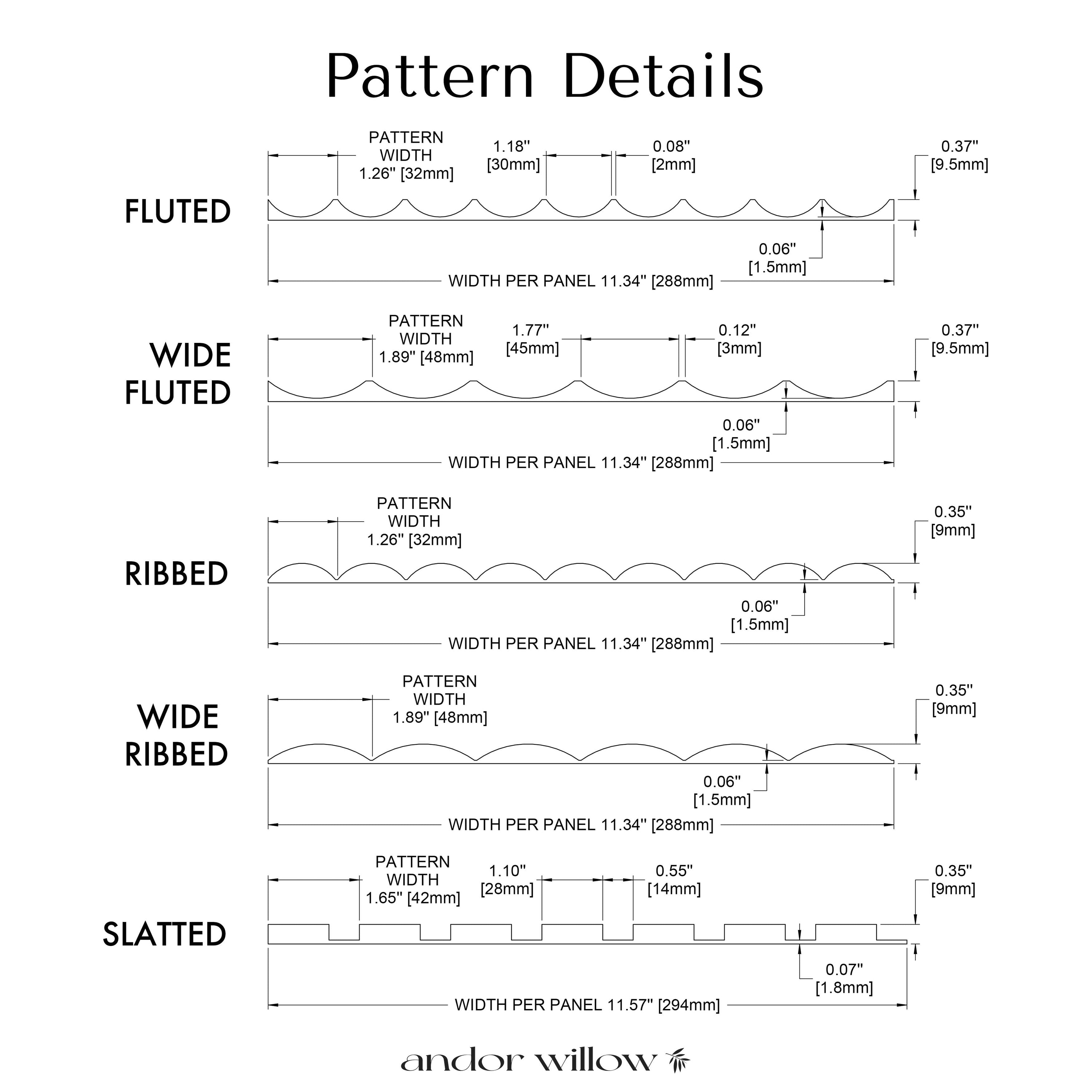 Paintable Fluted Wall Panels